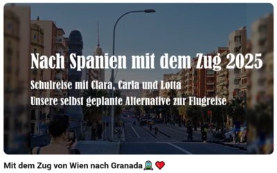 Zug statt Flug: Abschließende Arbeiten als Plädoyer
