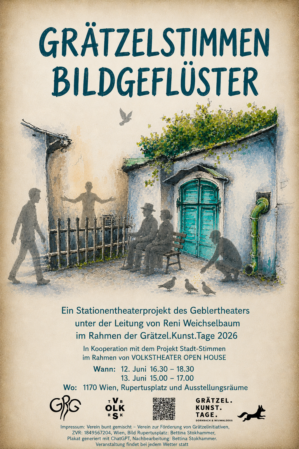 Plakat Grätzelstimmen Bildgeflüster finale Fassung